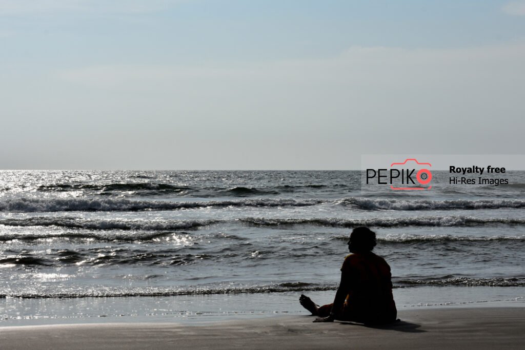 Mature women on GOA beach