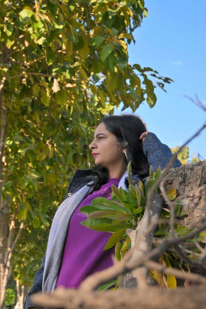 Side pose of women in farms