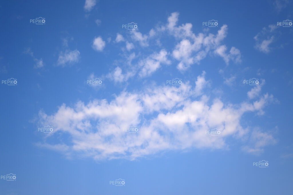Beautiful blue sky with clouds